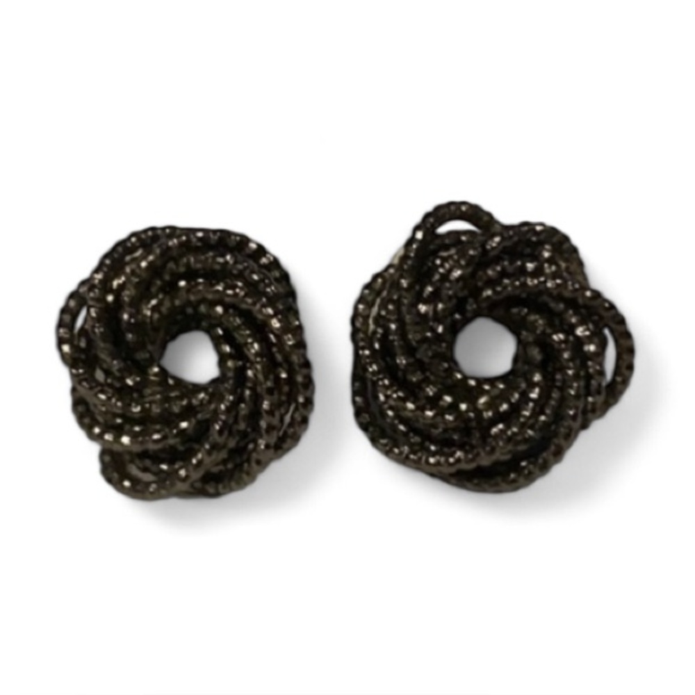 Metallic Spiral Earrings